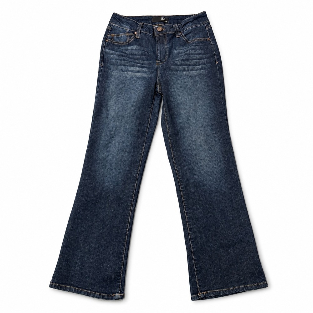 1822 Denim Women’s Boot Cut Jeans in Dark Blue Wash